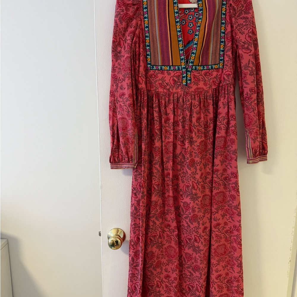 Alix of Bohemia Winifred dress in raspberry, XS, New Without Tags (Never Worn)